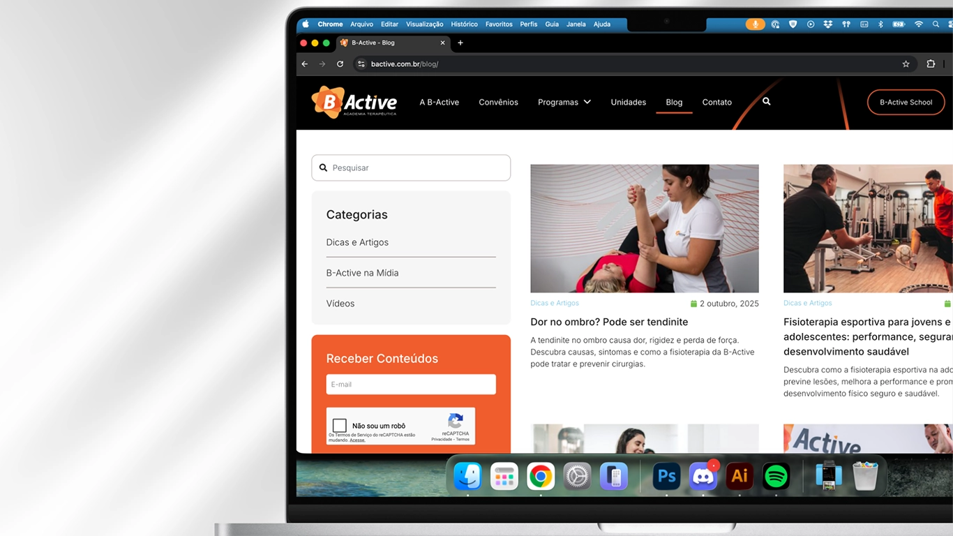 B-Active Website