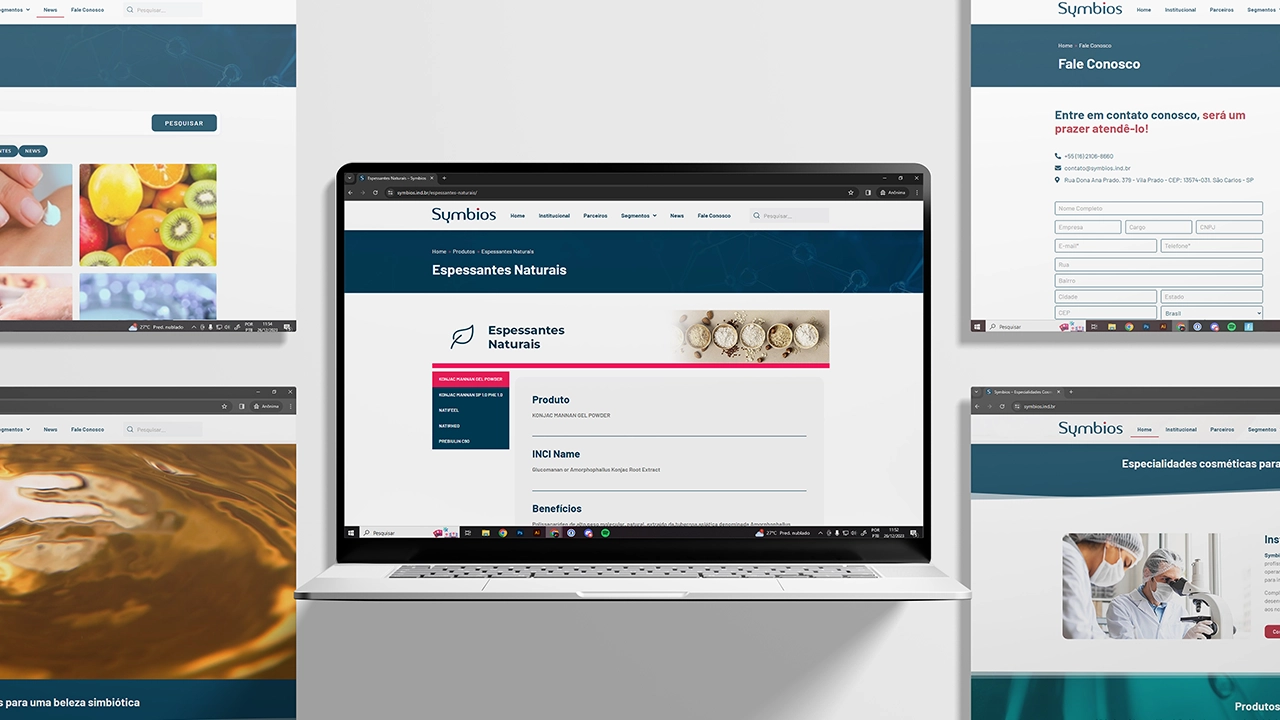 Desenvolvimento de website com sistema de catálogos
